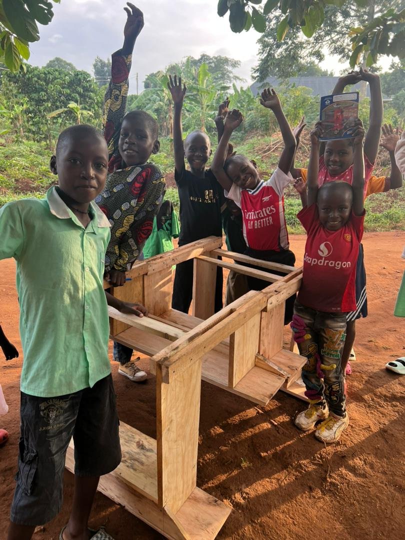 Our New Desks for the school